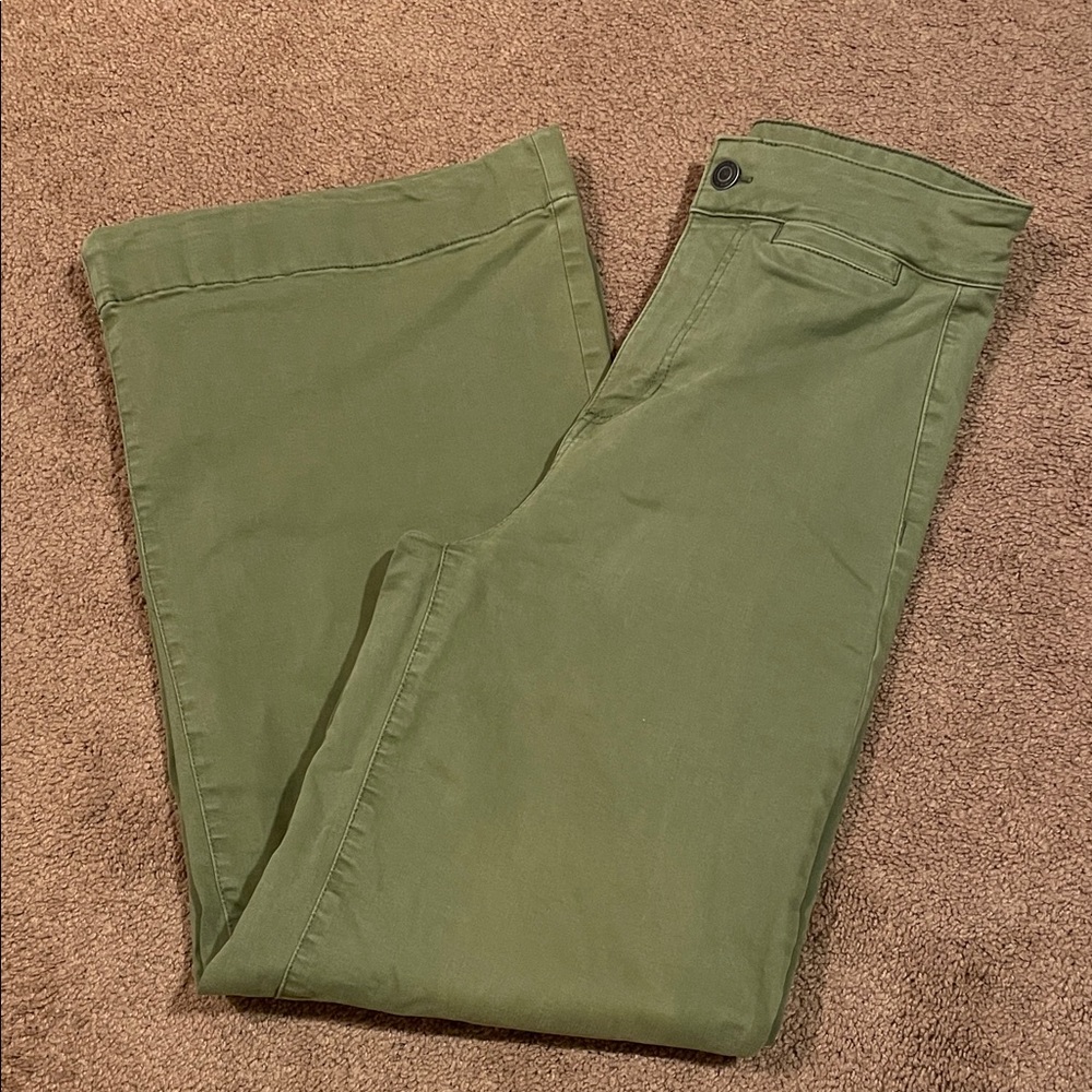LC Lauren Conrad Green Wide Leg Pants